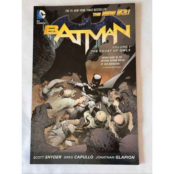 DC Comics Other - Batman Vol 1 The Court of Owls The New 52 DC Comics 2012 Paperback Scott Snyder